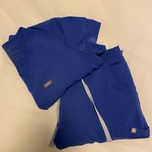 Figs Denim scrubs set